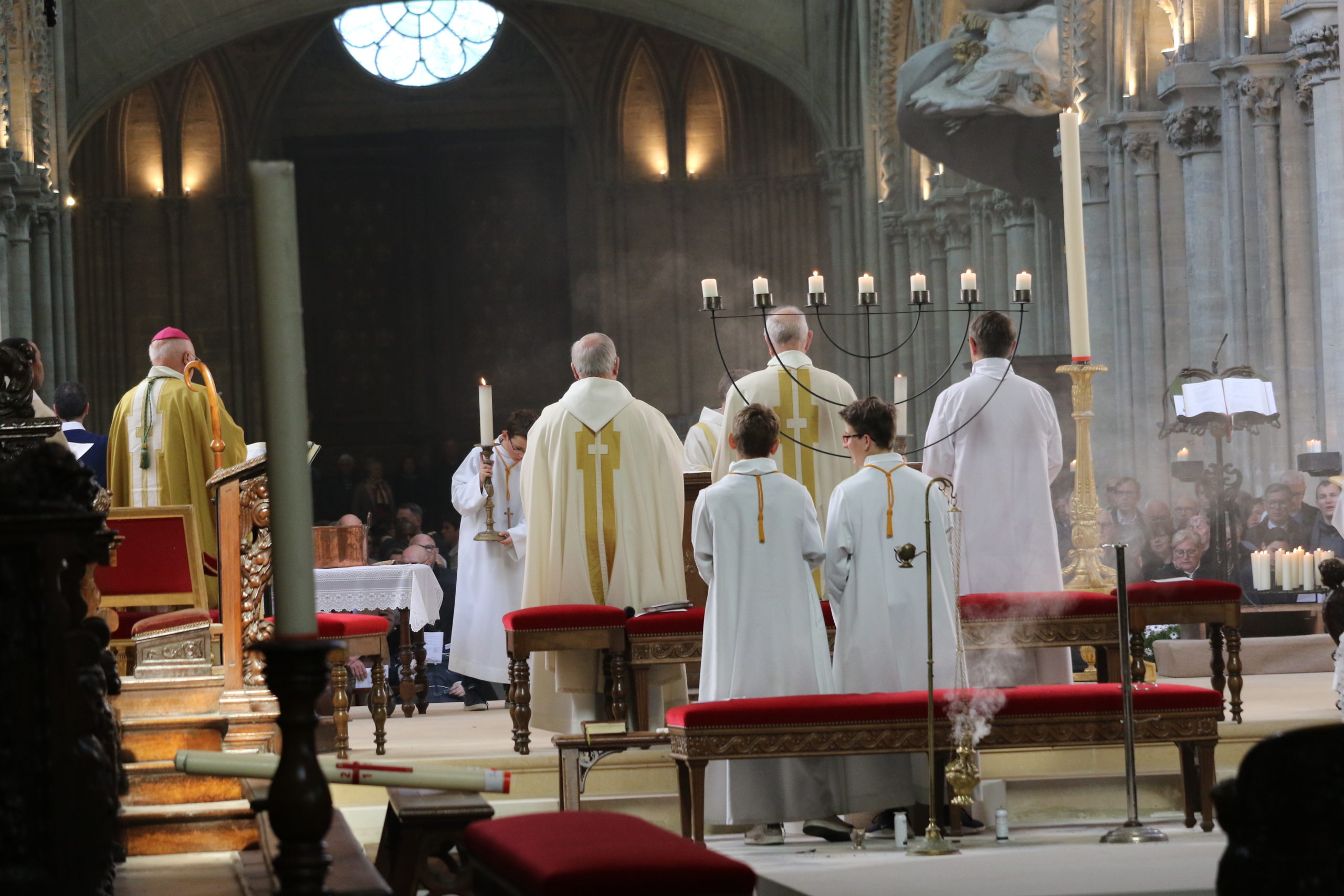 Cathédrale de Bayeux messe