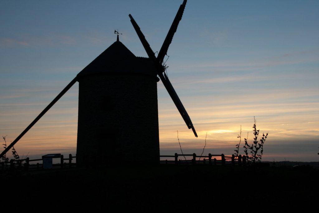 Le moulin au Mont saint michel